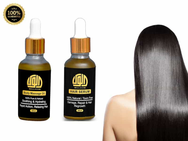 Dalouk Hair Serum with Body Massage Serum