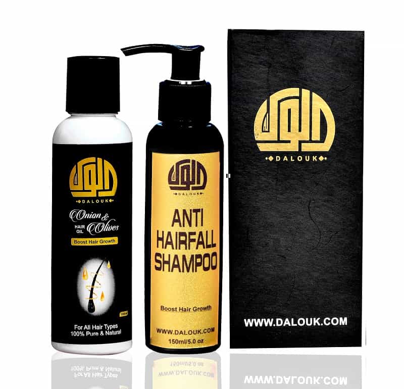 Dalouk Hair Shampoo with Onion Hair Oil 01-min