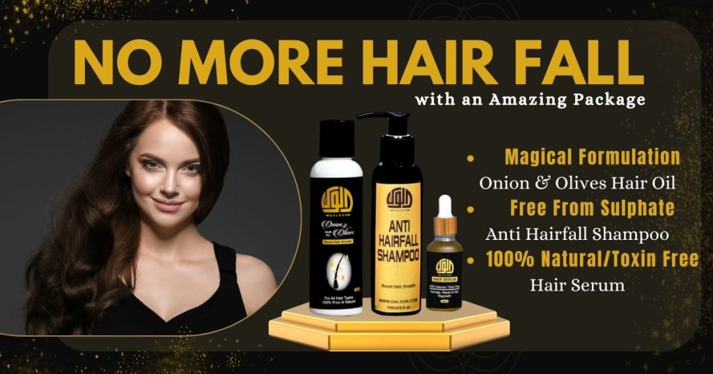 No more hair fall control products