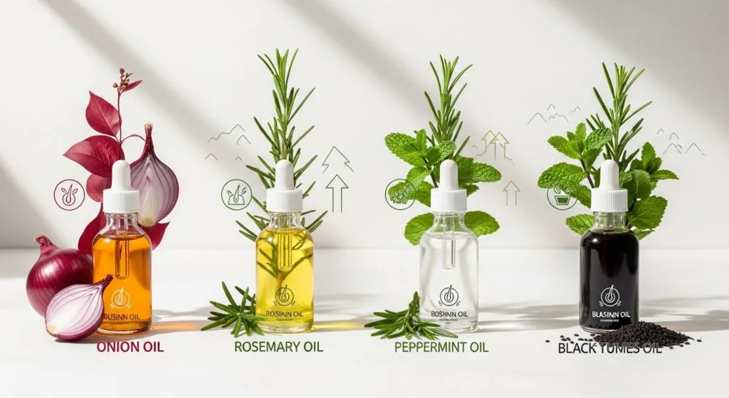 Compare Onion Oil with Others
