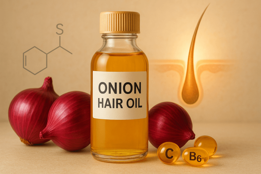 Onion Oil Makes Healthy Growth Onion Oil Makes Healthy Growth