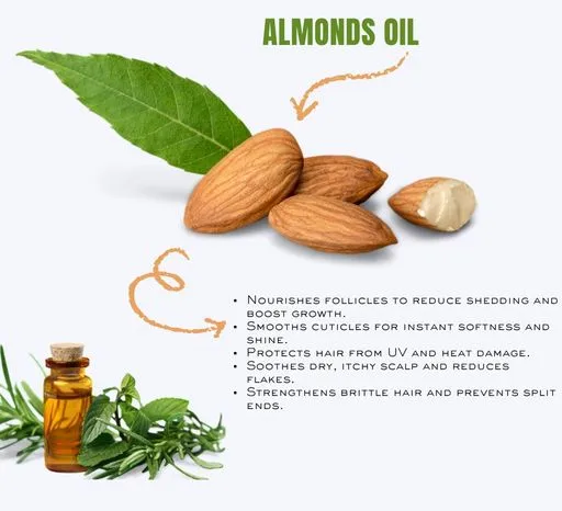 Almond oil for hair