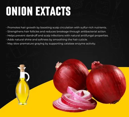 Onion oil for hair