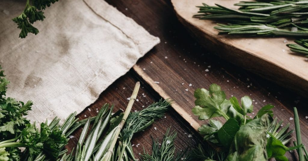 Fresh rosemary used to make rosemary hair oil